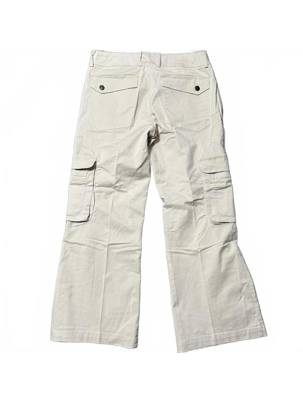 Y2K Baggy Cargo Moda International Baggy Flare Cargo Pants Size 12 NWT - Picture 2 of 7